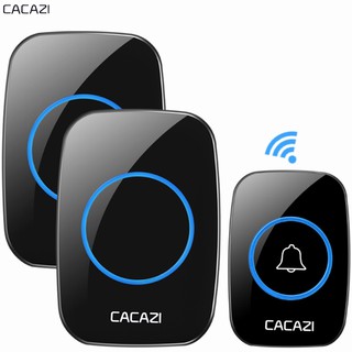 CACAZI model-A10 latest 2020 model   Door Bell Waterproof Wireless DoorBell 300M range chime EU plug home smart ring