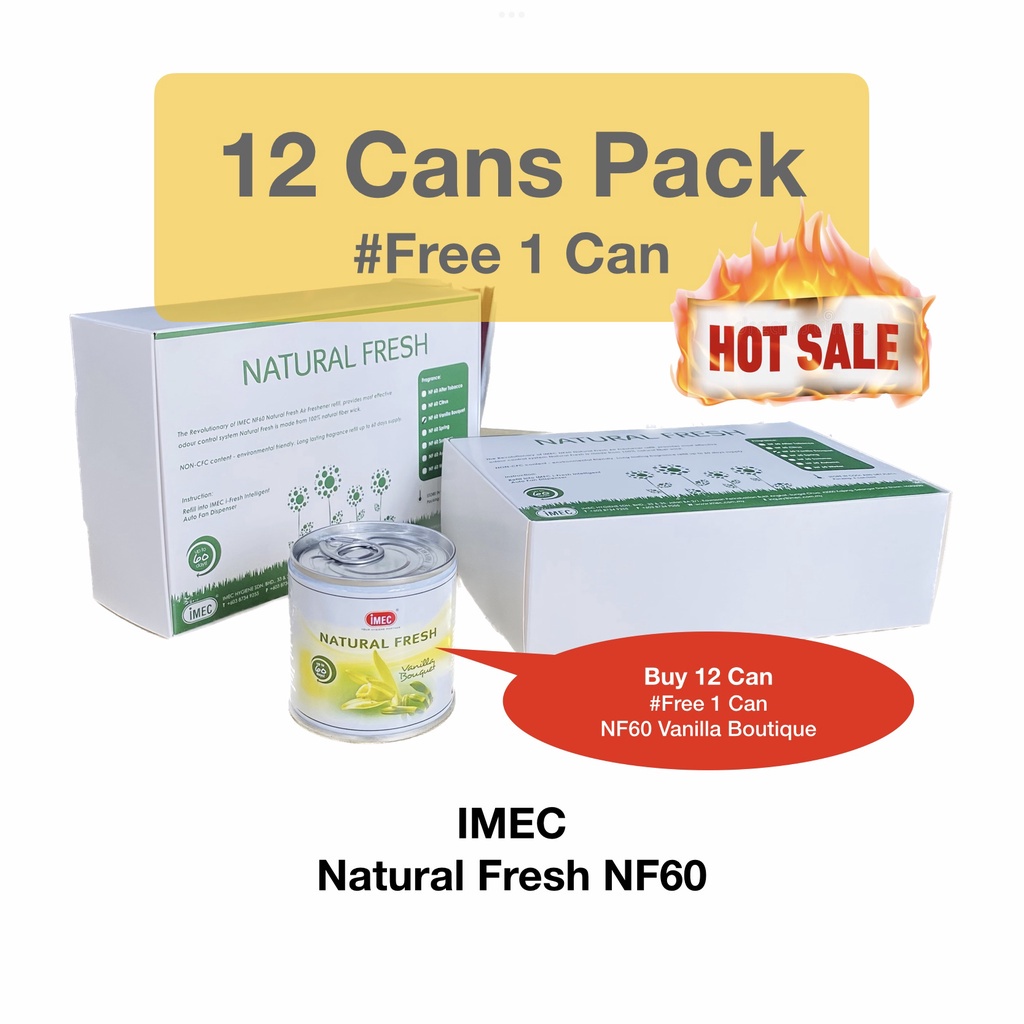 12 Cans Free 1 Can, IMEC Air Freshener / Car Fragrance Go Green Safe