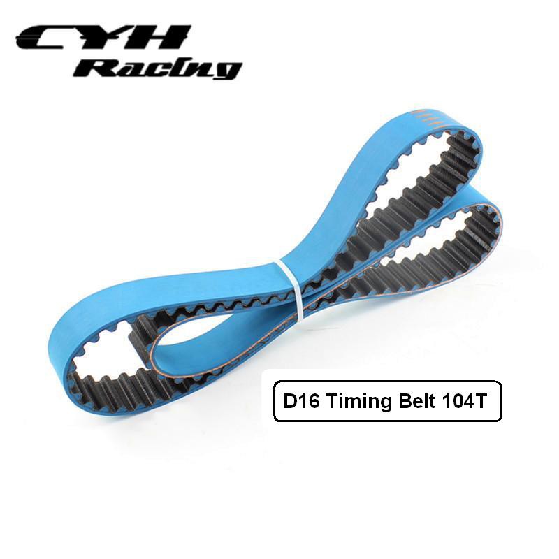 Racing Timing Belt 104T For Honda Civic 1.6L D16 D16Y7 D16Z6 D16Y5 