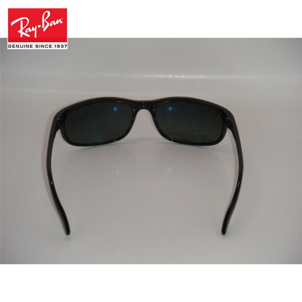 Honkang Original Rayban Sunglasses 27 Rb27 601 W1 62mm Predator 2 Shiny Black Polarized Grey Mirror Shopee Malaysia