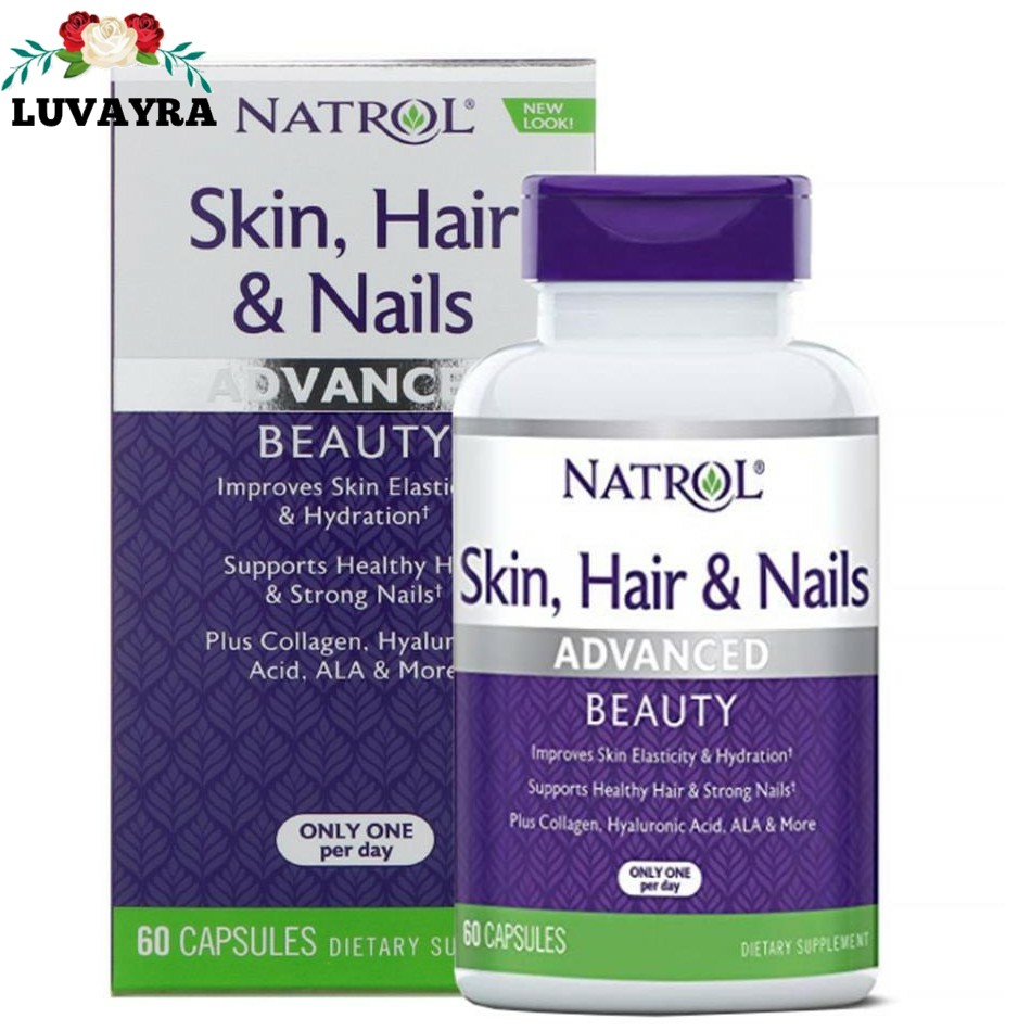 Natrol Skin, Hair & Nails, Advanced Beauty, 60 Capsules | Shopee Malaysia