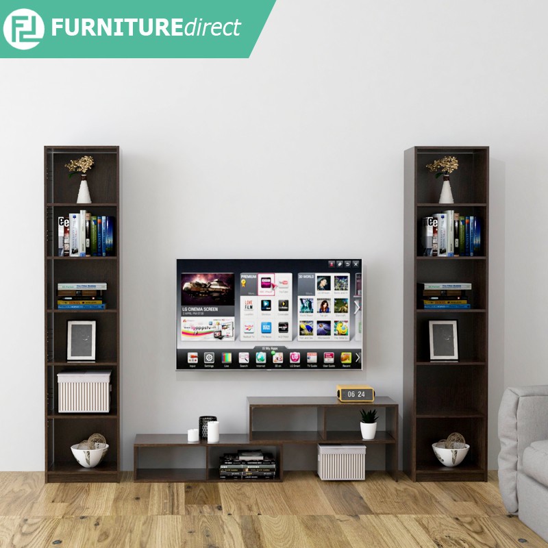 Furniture Direct FLEXIA Expandable TV wall system Wenge