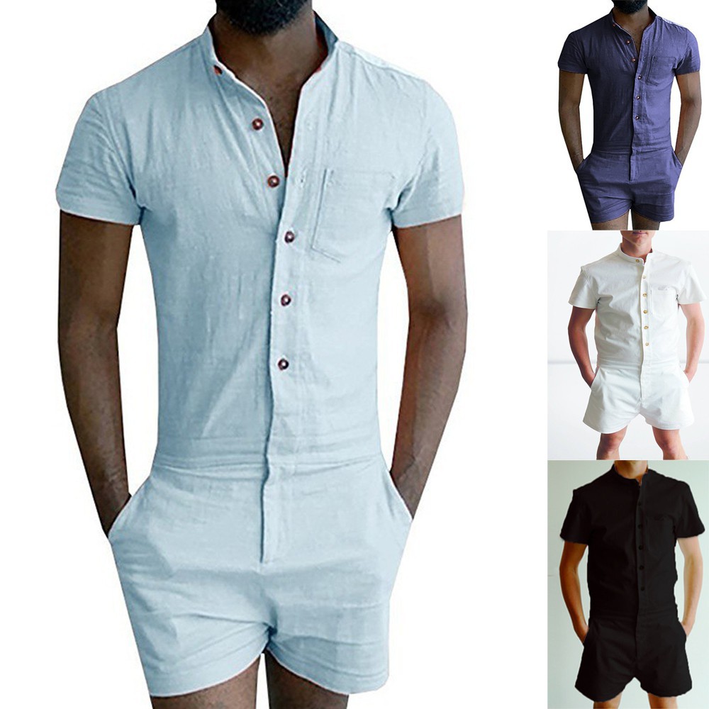 mens romper jumpsuit