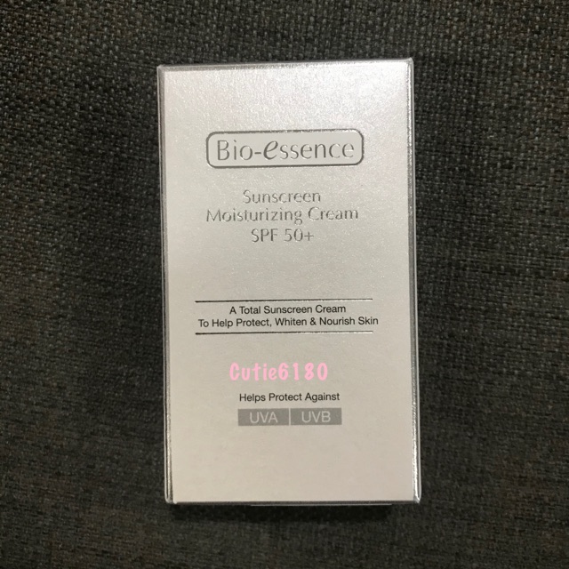 bio essence sunscreen moisturizing cream