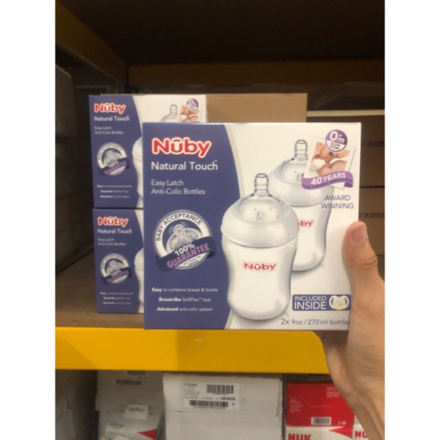 nuby natural touch anti colic bottles