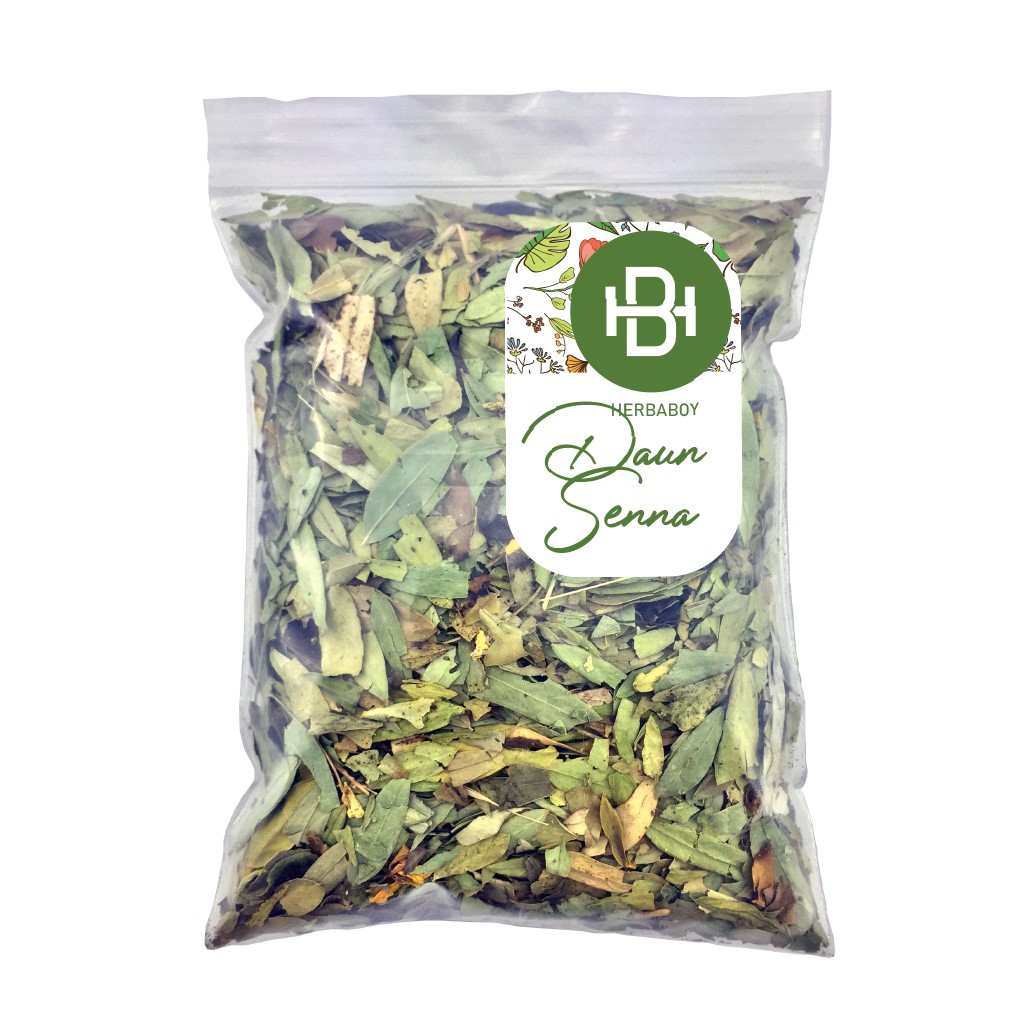 Herbaboy 100 Gram Daun Senna Maki Teh Kurus Detoks Senna Leaves Detox Tea