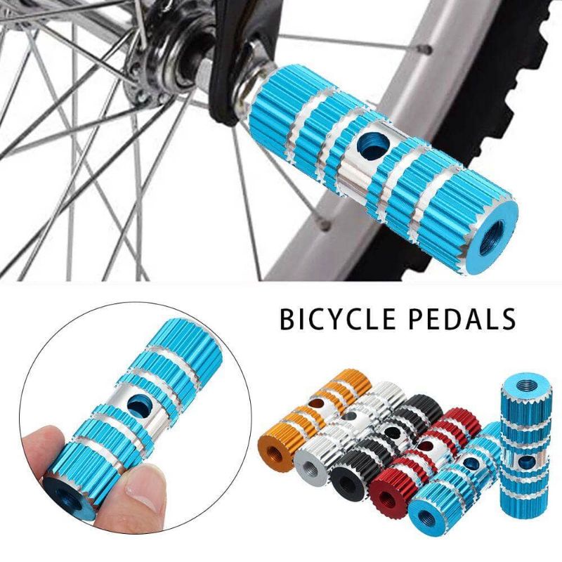 Basikal KID's Aluminum Alloy Bicycle Foot Pegs Front Rear Axle Footrest Stunt Pegs BMX / Lajak /Pemijak Kaki Belakang