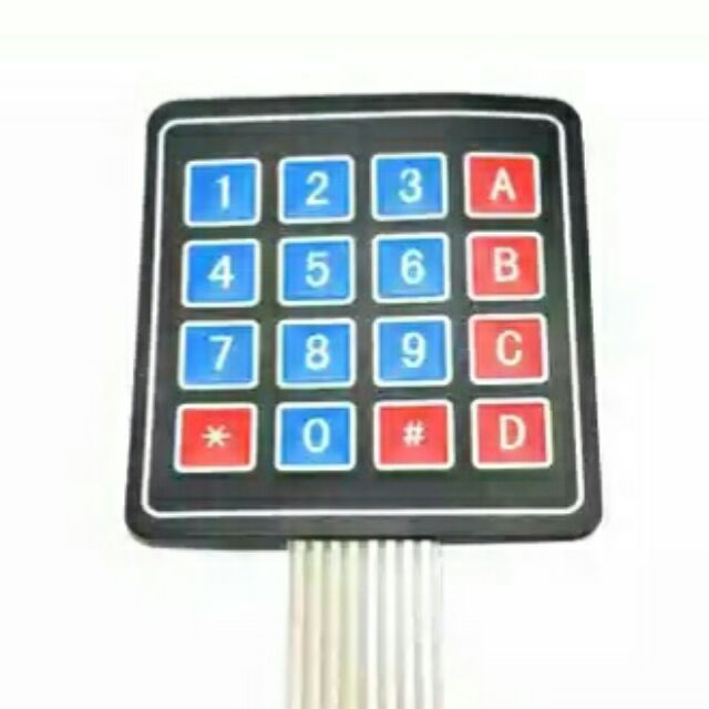 4x4 Membrane Keypad Arduino Shopee Malaysia 5485