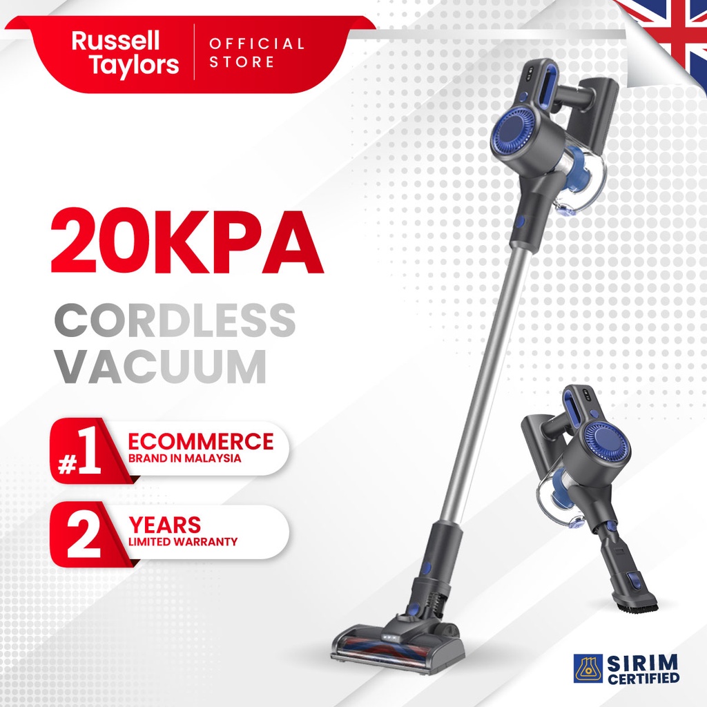 Russell Taylors Cordless Vacuum Cleaner V5 Shopee Malaysia
