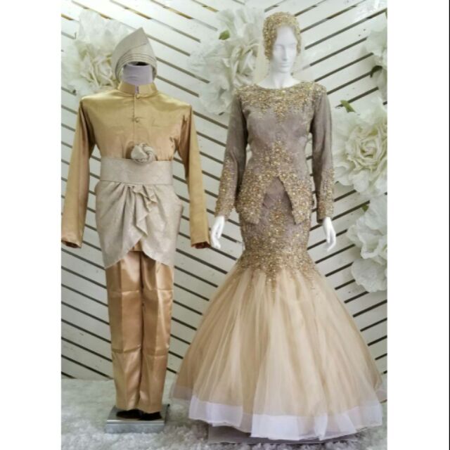  Baju  pengantin songket  kebaya Shopee  Malaysia