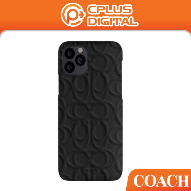 Coach Leather Slim Wrap Case (for iPhone 13 Pro/ iPhone 13 Pro Max) - Black  Emboss Signature C Pebbled Leather | Shopee Malaysia