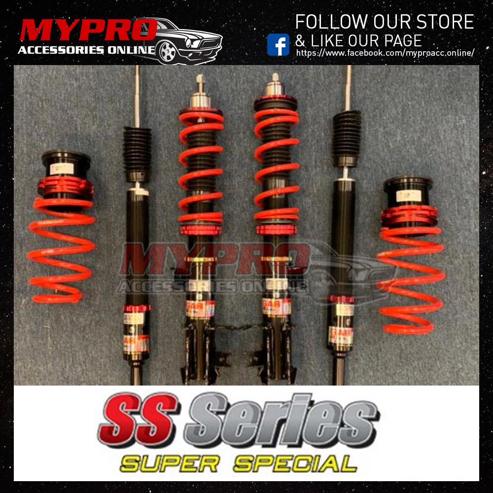 Best Honda Hrv Hr V Vezel 2015 Gab Ss Series Hi Lo Soft Hard Adjustable Absorber Suspension Shopee Malaysia