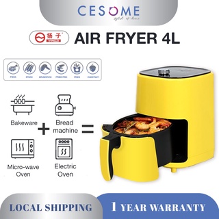 [Ready Stock]Air Fryer 4L Oil Free Multi Air Fryer Cooker Multifunctional Cooking Fryers Oil free 扬子多功能空气炸锅