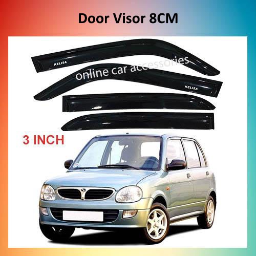 Perodua Kelisa Door Visor 8CM Air Press  Shopee Malaysia