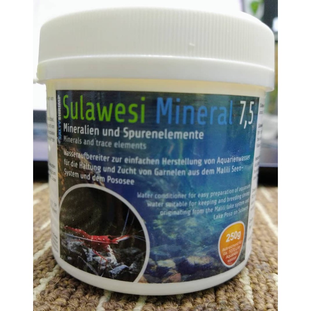 Sulawesi 7.5 Shrimp Mineral 250g (For Sulawesi Shrimp) | Shopee Malaysia