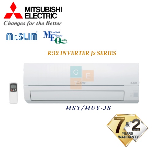 READY STOCK Mitsubishi Electric R32 2.0HP-2.5HP Inverter JS Series Mr ...