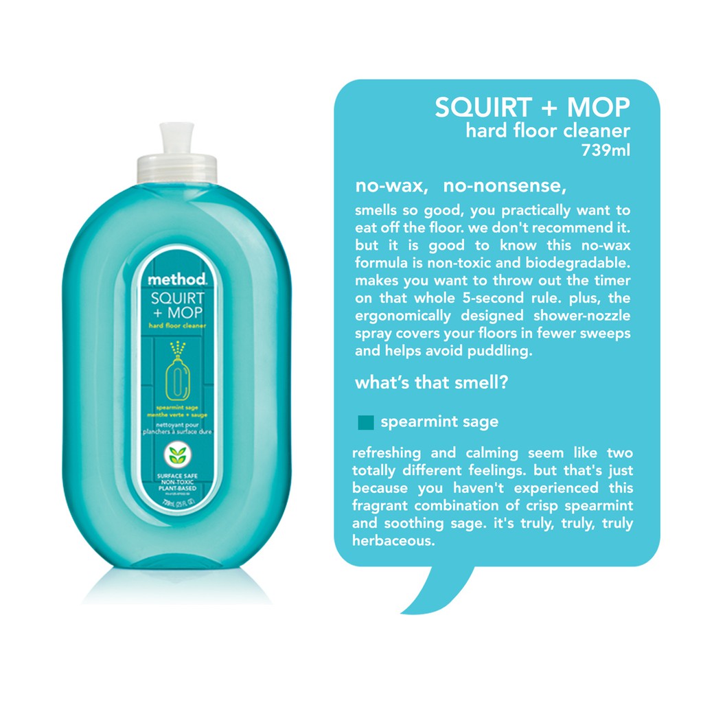 Method Squirt Mop Floor Cleaner 709ml Shopee Malaysia
