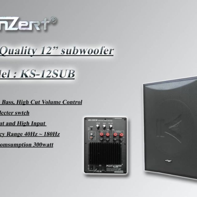konzert ks 12 subwoofer price
