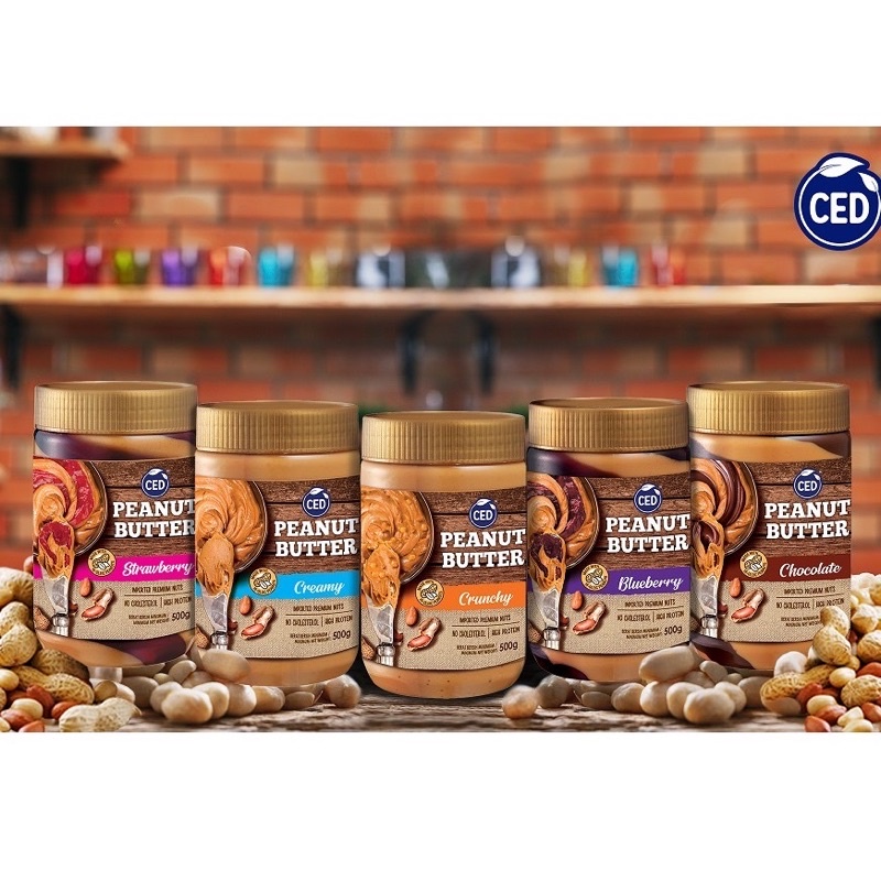 Halal CED Peanut Butter Chocolate / Peanut Butter Crunchy 500g Shopee
