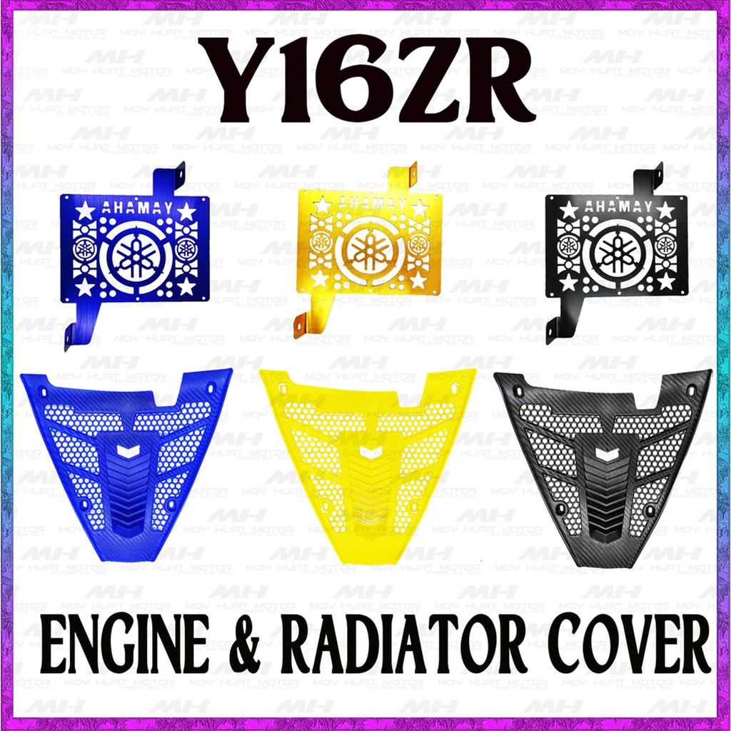 🔥READY STOCK🔥 Y16 Y16ZR PVC ENGINE COVER COOLANT COVER / YAMAHA Y16 ...