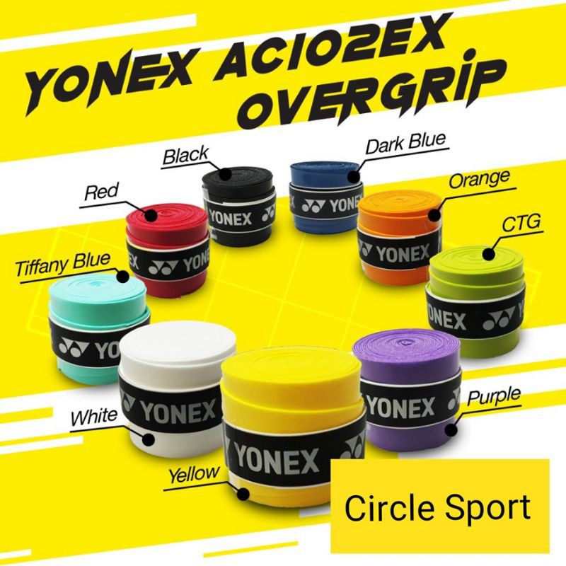 Yonex Ac102ex Ac102 Ac 102 Overgrip 100 Original Shopee Malaysia