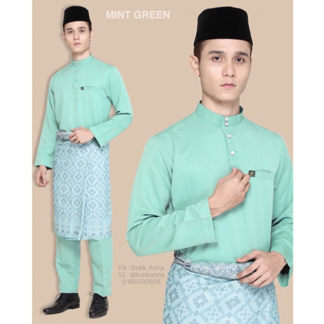 35 Terbaik Untuk Baju Melayu Hijau Turquoise Lamaz Morradean