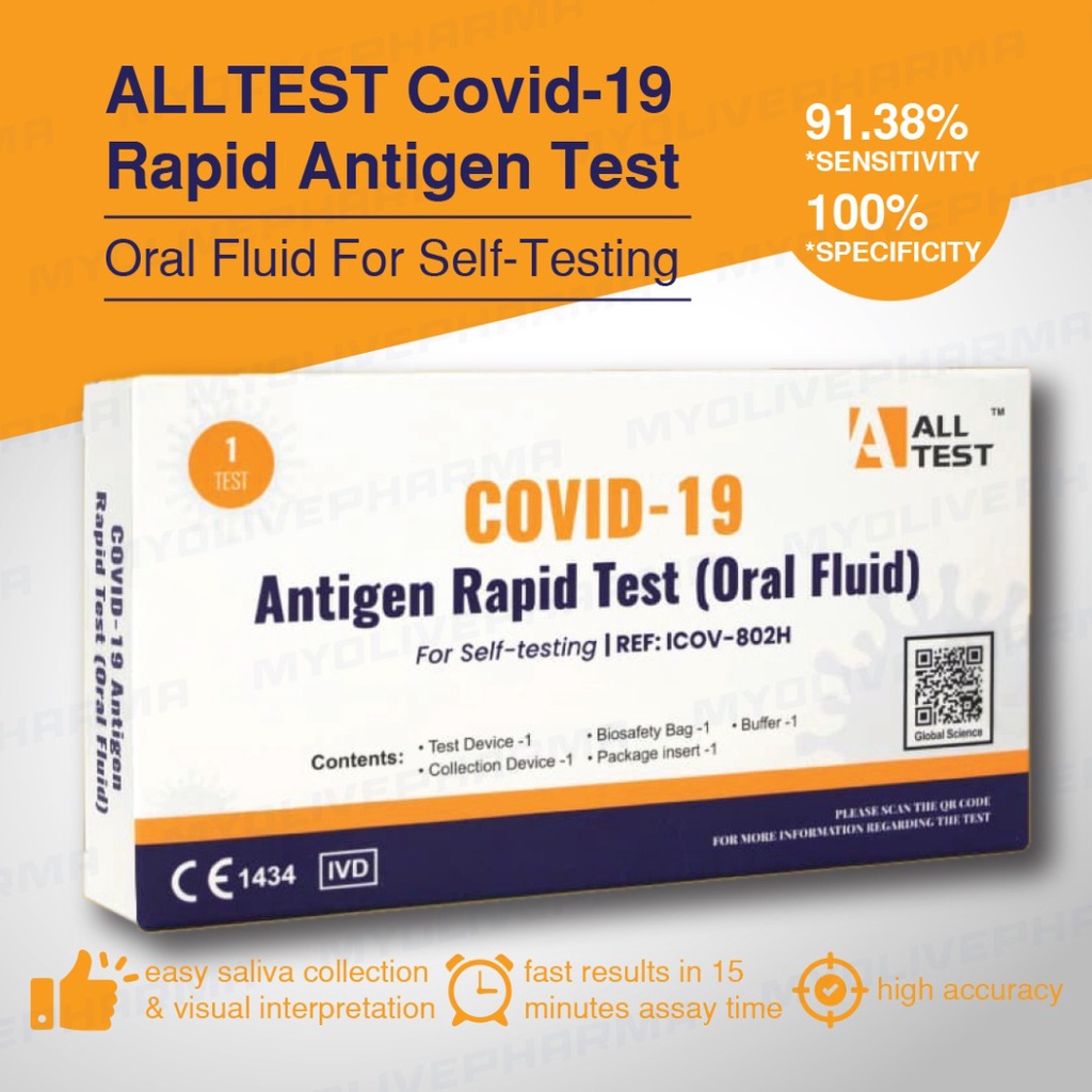 Covid 19 Home Self Test Kit Alltest/ NEWGENE/ Gmate/ Salixium