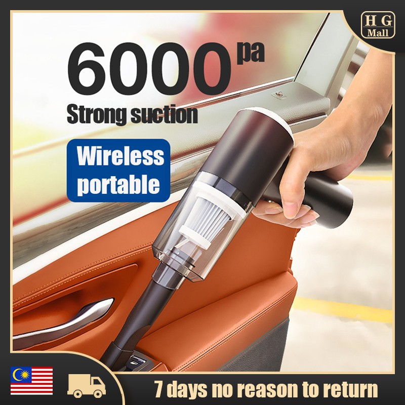 Super 6000PA Car Vacuum Cordless Handheld Vacuum Cleaner Upgrade