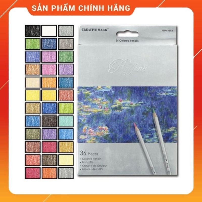 Set Of 36 High Quality Marco Raffine Colors 710036CB (Paper Box