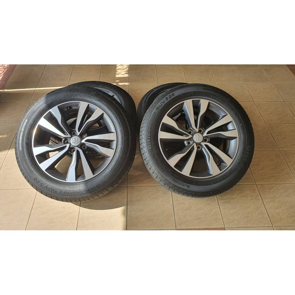 X70 Executive Spec 18 Inch Wheel Rim Original Giti Tires 225 60 18 Shopee Malaysia