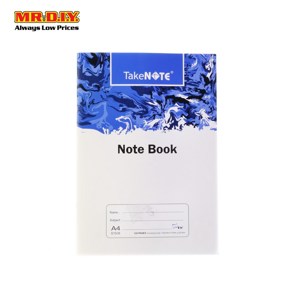 Dark Blue A4 Exercise Book 120PG S-1508