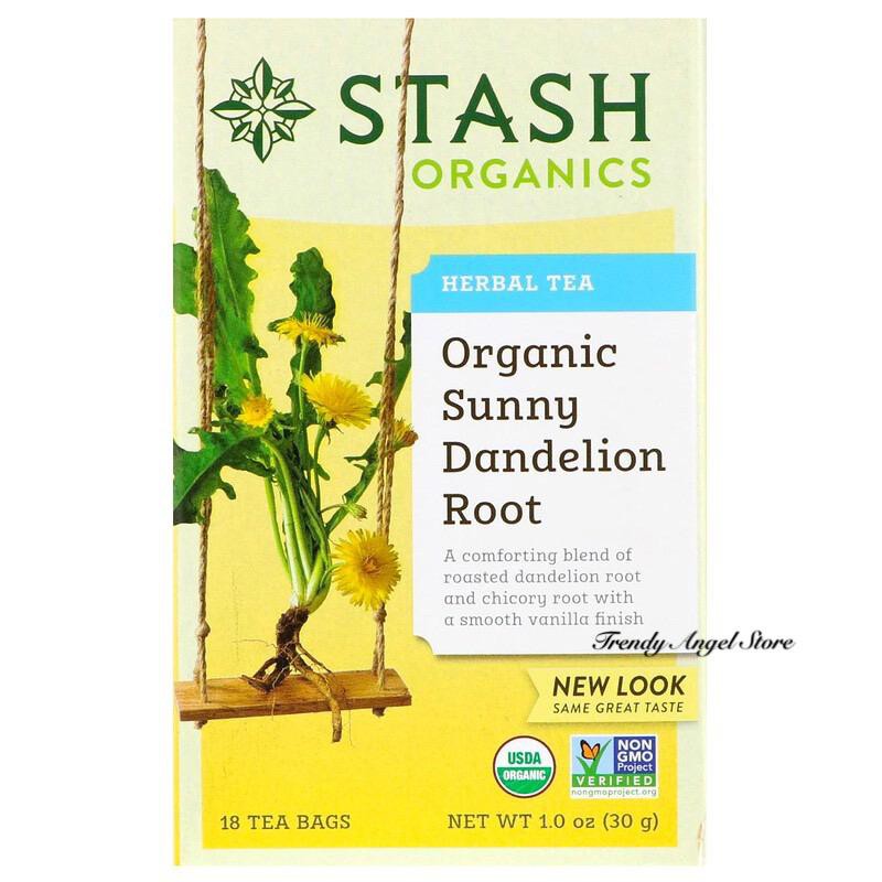 Buy Stash Tea Herbal Tea Organic Sunny Dandelion Root 18 Tea Bags Seetracker Malaysia