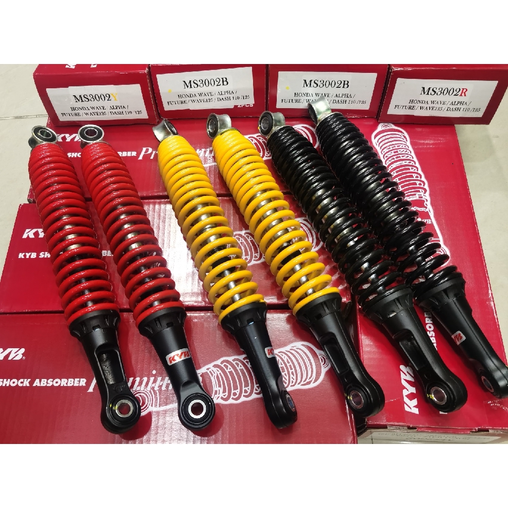 Honda Wave100 125 Alpha Future Dash 100 125 Kyb Shock Absorber 340mm Upgraded Version Kayaba Shopee Malaysia