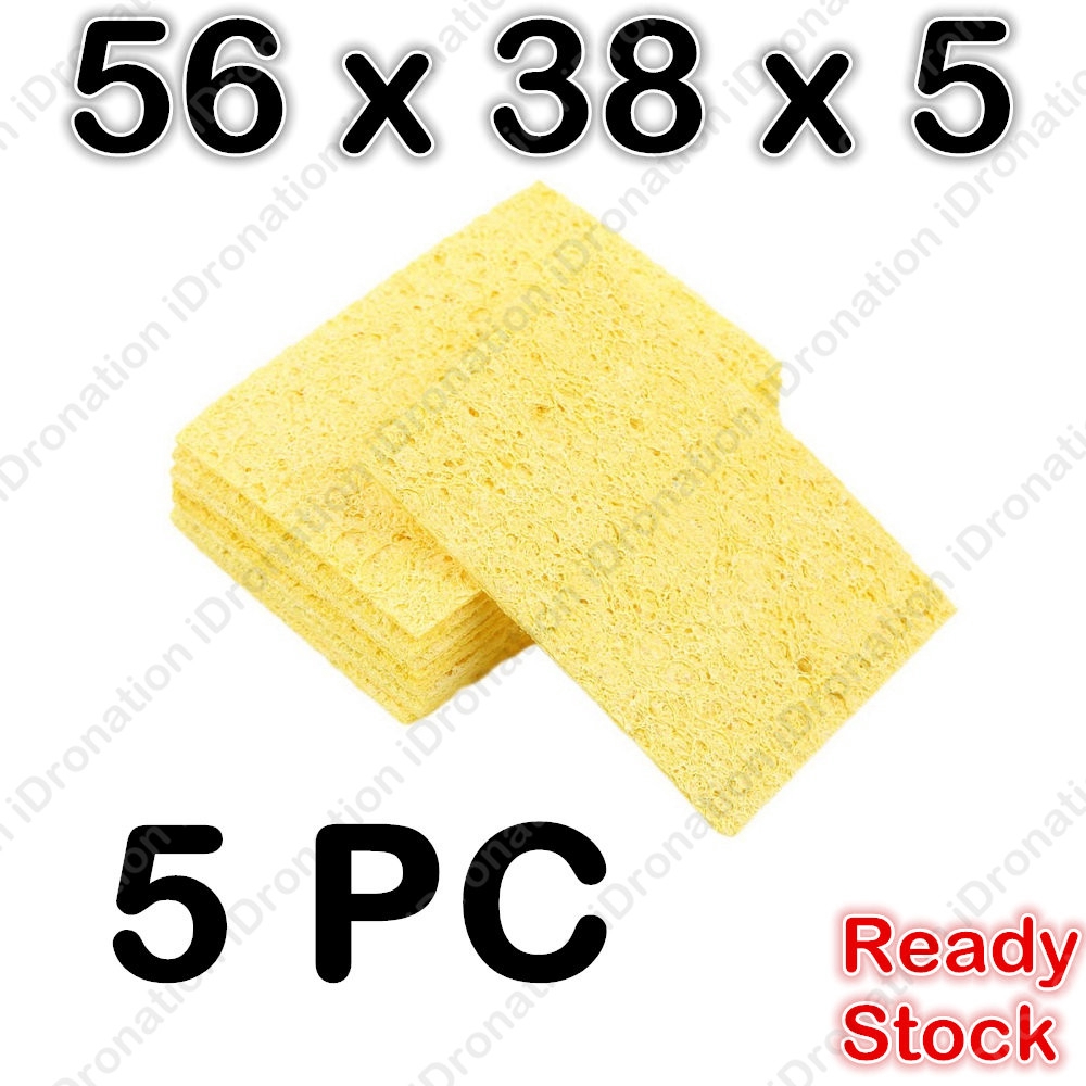Business 10 x Soldering Iron Tip Solder Welding Cleaning Sponge Pads