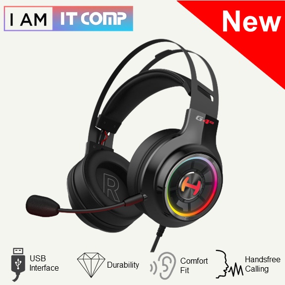 Edifier G4 TE 7.1 Surround Sound RGB USB Gaming Headset / Headphone ...