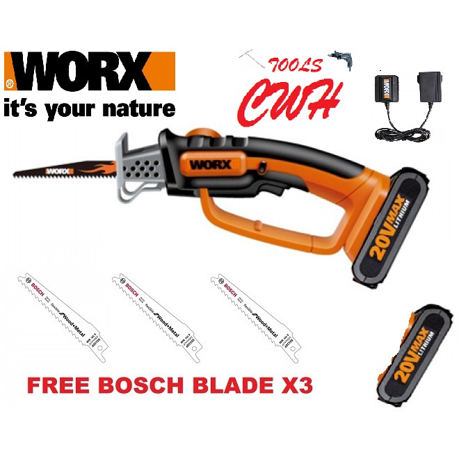 WORX WG894E 20V CORDLESS HANDY SAW WOOD CUTTER PRUNING PRUNE Shopee Malaysia