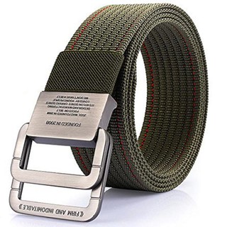 double d buckle belt
