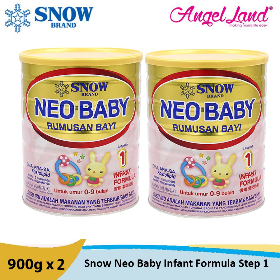 Snow Neo Baby Infant Formula Step 1 For 0 9 Months 900g Shopee Malaysia