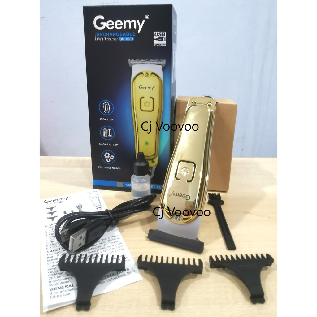 Professional Wireless Gm Gm Hair Trimmer Mesin Rambut Cukur Potong Gunting