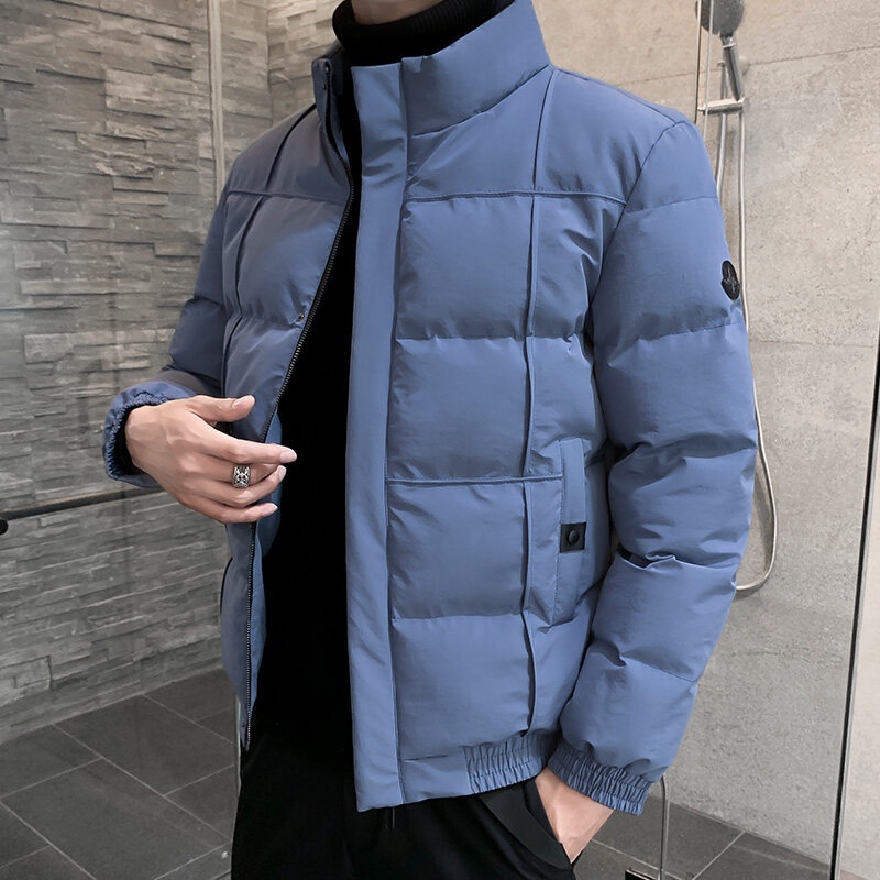 MMCP Mens Warm Winter Thicker Hoodie Slim Down Quilted Jacket Coat Parka 