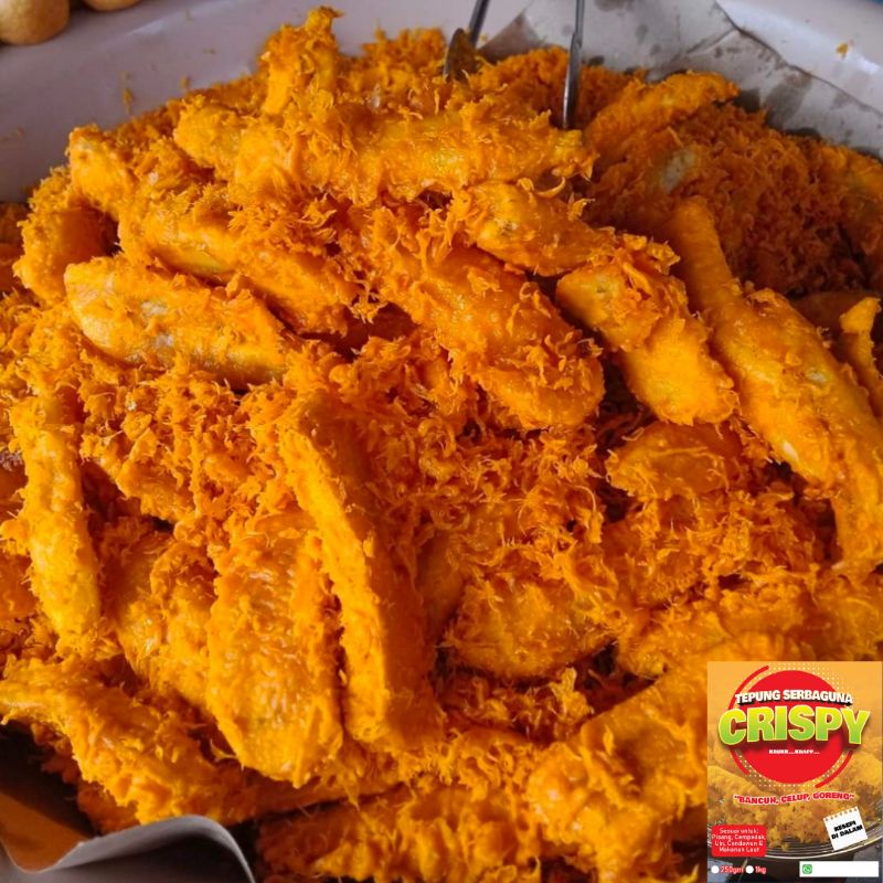 Tepung Serbaguna Crispy Tepung Goreng Pisang 250gm Bancuh Celup Goreng Tepung Celup Tepung Shopee Malaysia
