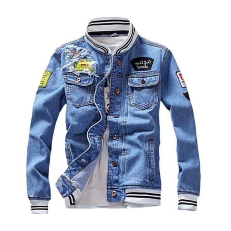 jean jacket with zipper