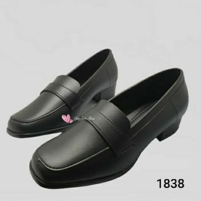 Kasut Formal Bertumit Slip On Perempuan l Kasut Formal ...