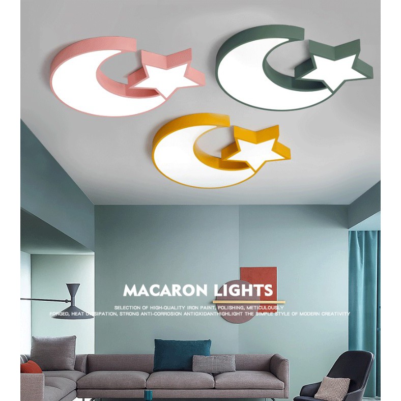 Children S Room Ceiling Light Modern Cartoon Led Boys Girls Stars