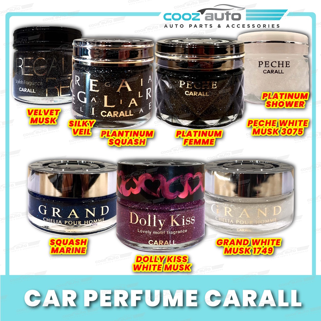 Carall Car Air Freshener Perfume Velvet Musk Silky Veil Plantinum