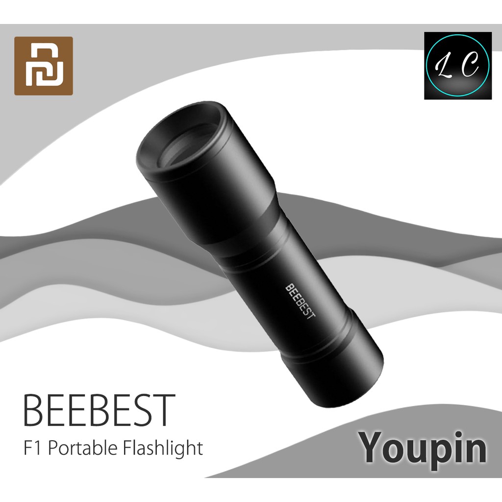 Xiaomi Youpin BeeBest Original F1 Portable Flashlight Metal Body 250LM 130 Meter Range 3 Modes 270 Minutes Max Torch Light