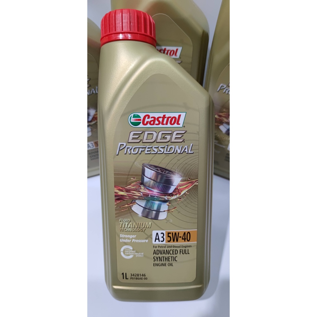 (1L)CASTROL EDGE FULLY SYN 5W40 SNCF 1LITRE PACK | Shopee Malaysia