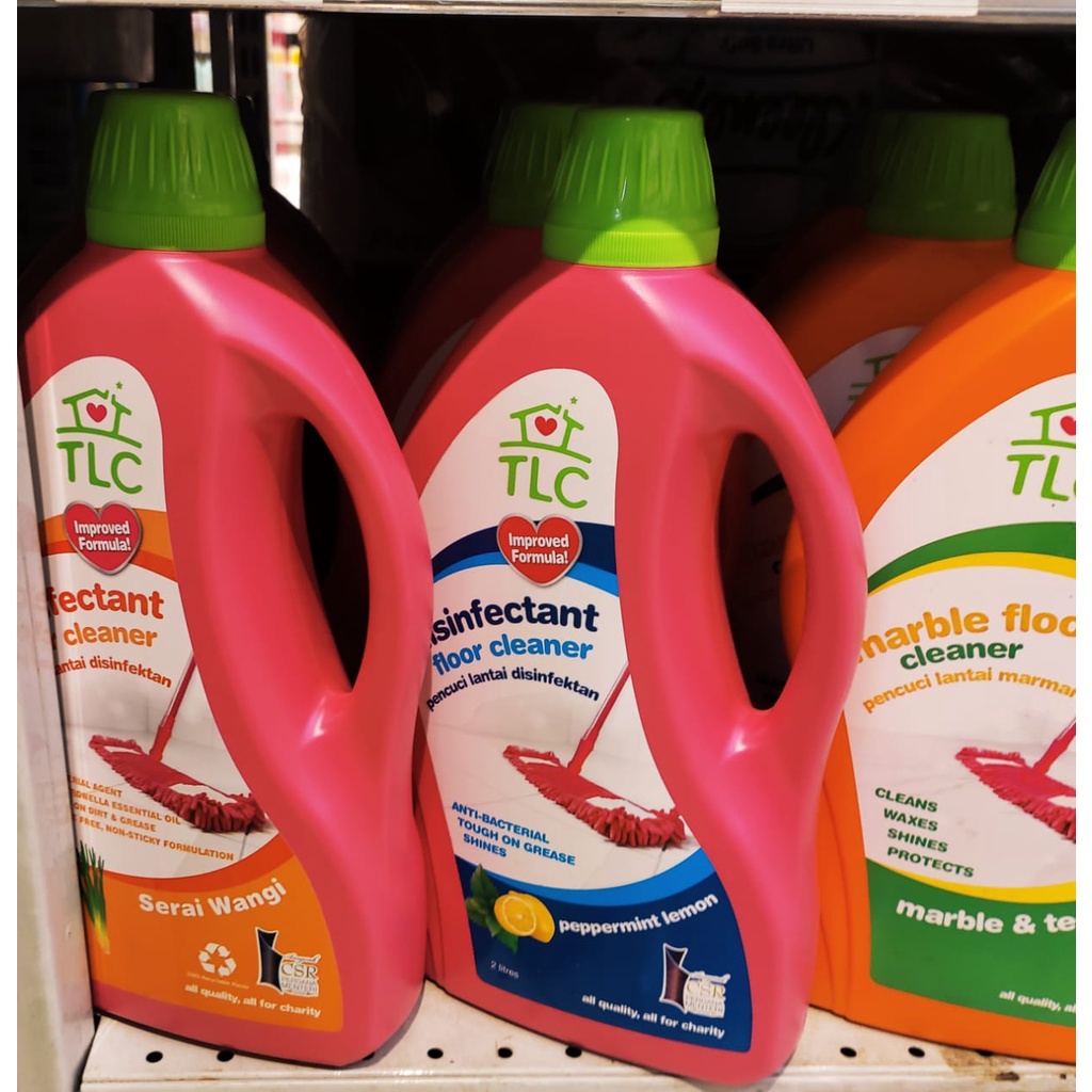 TLC DISINFECTANT FLOOR CLEANER SERAI 2L Shopee Malaysia