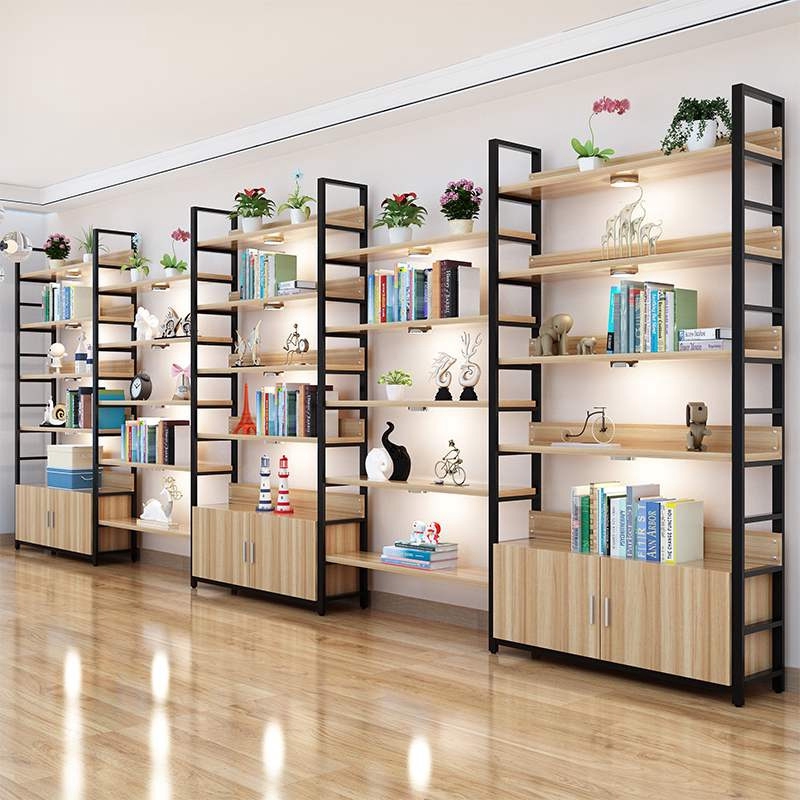 Shelf display shelf Multilayer shelf supermarket product display Beauty salon Cosmetics