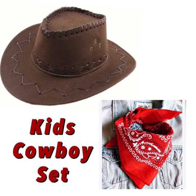 kids red cowboy hat